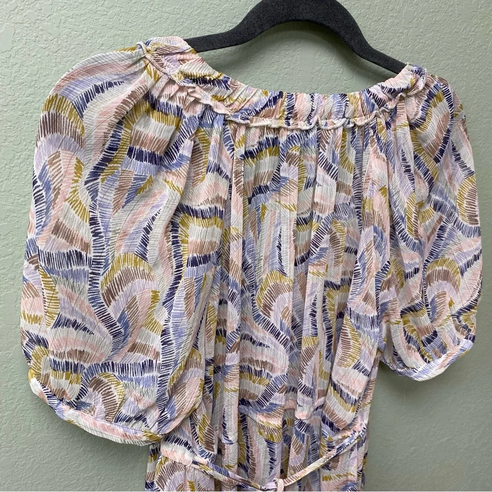 Lovestitch High Low Dress in Soft Pastels - Picture 9 of 14